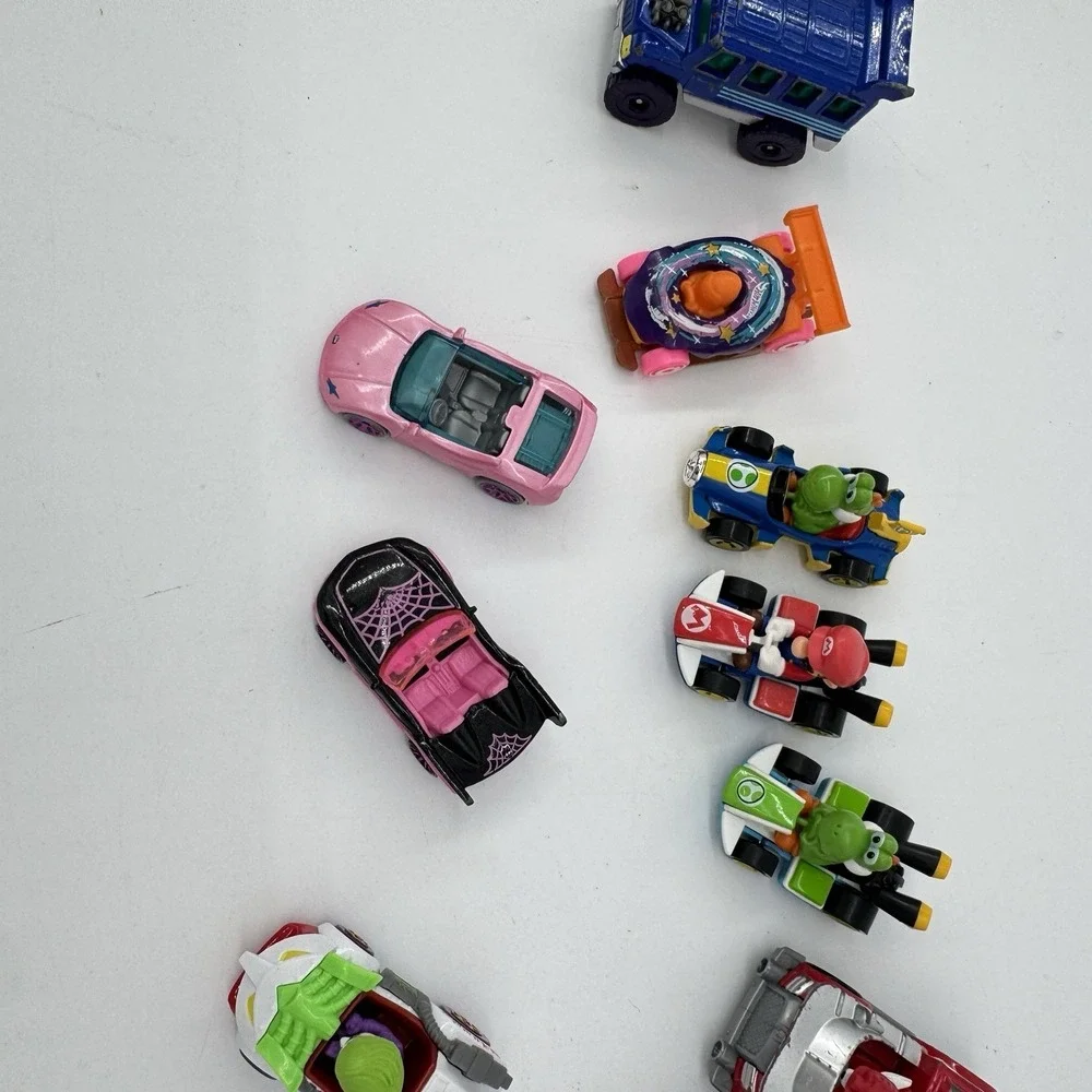 Diecast Toy Car Lot Of 10 Mario Kart Paw‎ Patrol Batman Hot Wheels Just Play